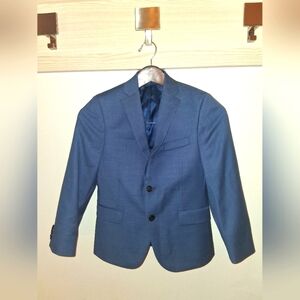 Boys Ralph Lauren 100% Wool navy suit jacket blazer 10